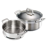 Tramontina Steamer Set Stainless Steel Induction-Ready 5 Quart, 80120/523DS Tramontina