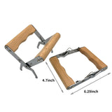 XCSY Stainless Steel Frame Gripper -, 2PCS, Beehive Frame Gripper, Beehive Frame Lifting Tools, Beekeeping Tools, Beehive Frame Holder with Wooden Handle for Beekeeping XCSY