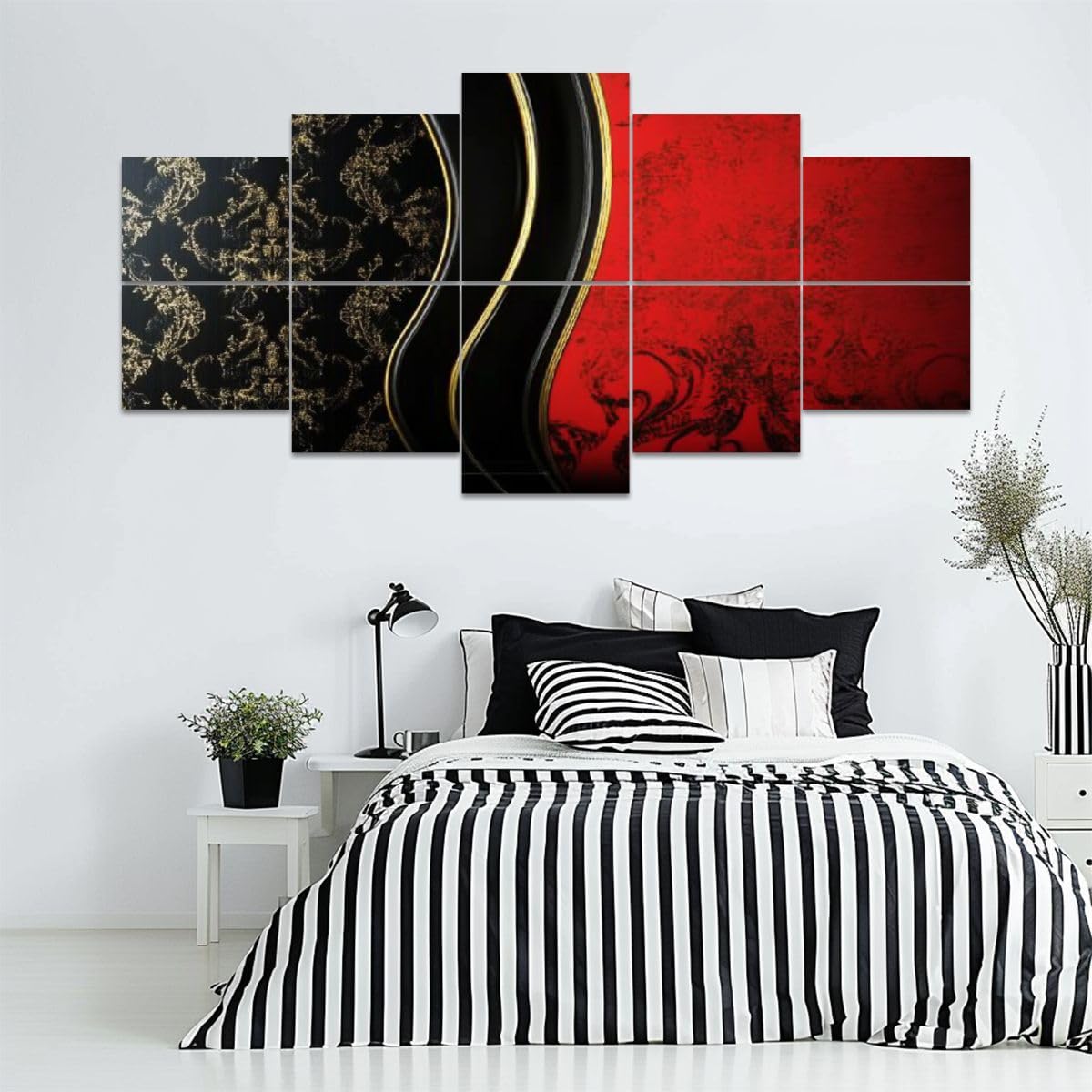 10 Pack Acoustic Panels Red black Luxury Acoustical Soundproof Wall Panels Sound Absorbing Panel Reduce Room Echo Reverberation Acoustic Treatment AT5ZR4PD