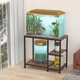 VANVERB Fish Tank Stand for 40 Gallon, Wood Aquarium Stand with Shelves for Fish Tank Accessories Storage, 660LBS Capacity VANVERB