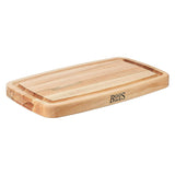John Boos Boos Block CB Series Large Reversible Wood Cutting Board with Juice Groove, 1.5-Inch Thickness, 18" x 10.5" x 1 1/2", Maple John Boos