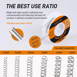 TOWOT 63-37 High Purity Tin Lead Rosin Core Solder Wire for Electrical Soldering, Content 1.8% Solder flux (1.0mm, 50g) TOWOT