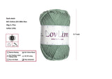 LovLim Crochet Yarn, 10x50g Soft Cotton Yarn Skeins, 1200+ Yards, for Crochet and Knitting, Free Crochet/Amigurumi Patterns, Craft DK Yarn Perfect Starter Kit (Autumn) LovLim