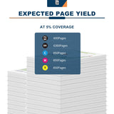 10 Pack 280 281 Ink Cartridge Replacement for Canon PGI 280XXL CLI 281XXL Ink Cartridges (PGBK Black Cyan Magenta Yellow) for TR8620a TR8520 TR8620 TR8600 TR7520 TS6120 TS6220 TS9120 TS6320 Printer Ankink