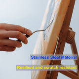 5 Piece Palette knifes Painting Knife Set for Oil, Acrylic Paint,Cake Decorating,Stainless Steel Pallet Knife Paint Knife Art Spatula for Various Types of Painting,ColorMixing,Smearing Herain