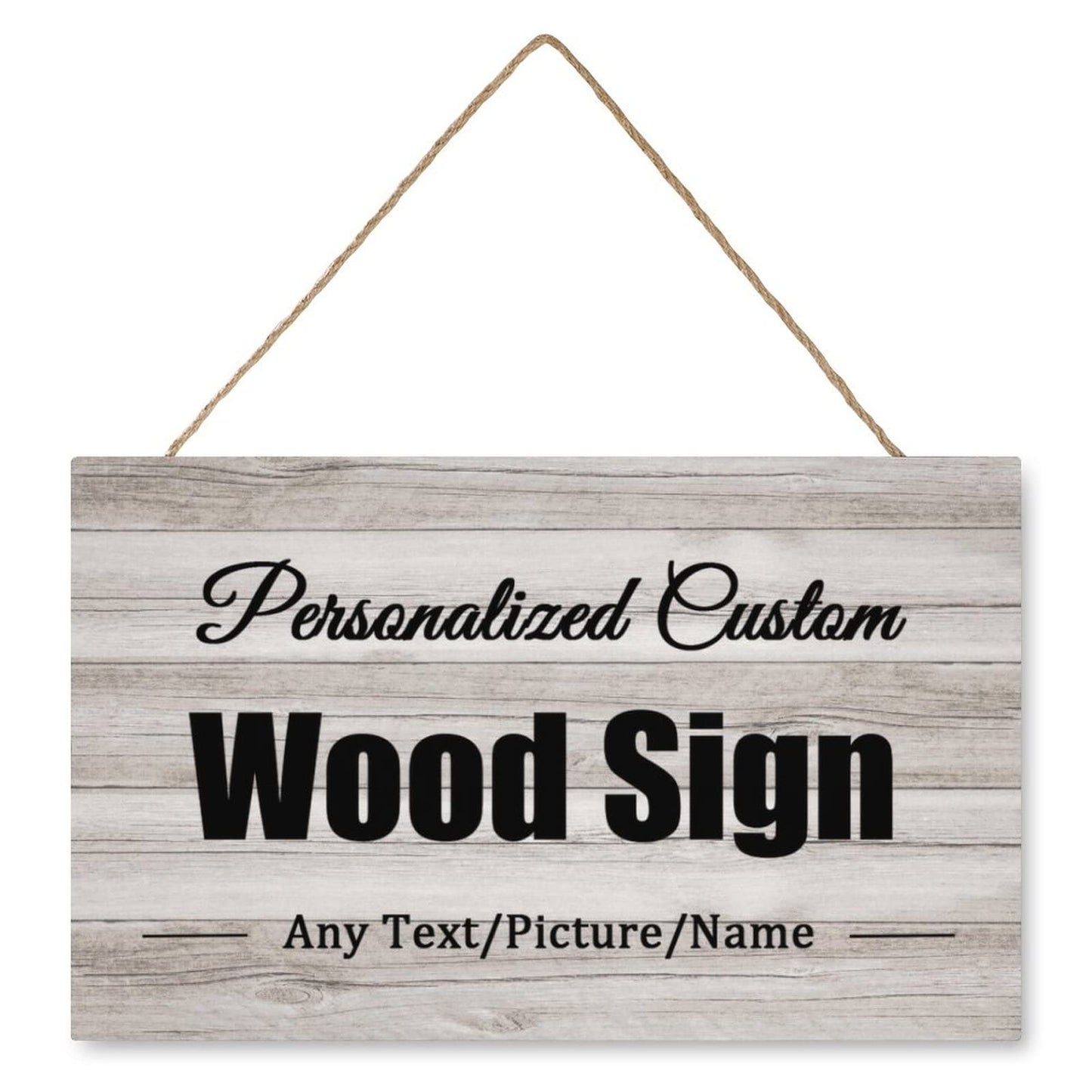 Custom Rustic Wood Sign Personalized Wooden Hang Wall Art Home Decor for Outdoor Family Name Wedding Anniversary Welcome Sign Housewarming Gifts 9.8"X15.7"(25x40cm) - WoodArtSupply