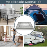 MAXYOYO 6" Extra Thick Japanese Floor Mattress Futon Mattress, Foldable Mattress Tatami Pad Floor Mattress for Adults Floor Bed Roll Up Mattress Guest Mattress, Grey, Twin MAXYOYO