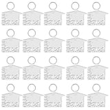 LUOZZY 20pcs Sublimation Keychain Blanks 2024 Graduation Sublimation Keychains 2024 Grad Photo Frame Keychains Blank Graduation Sublimation Picture Frame Keyrings for DIY Craft LUOZZY