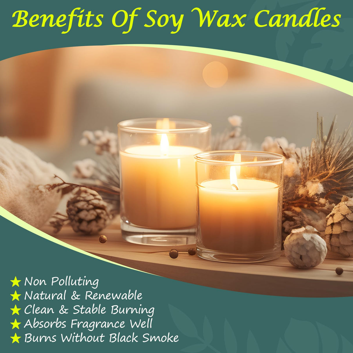 SWIGRANCE Soy Wax Pellets 5LBS / 2.27kg, Natural Soy Candle Wax Candle Making Supplies, for Making Pillars, Container and Molded Candles, Cire de SOJA SWIGRANCE