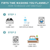 Intelligent Design Cozy Soft 100% Cotton Flannel Sheets, Breathable Festive & Adorable Print Cotton Flannel Sheet Set, Deep Pocket Sheet Fits Up to 16" Mattress, Queen White Holiday Trees 4 Piece Intelligent Design