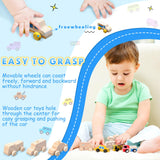 Leyndo 20 Pcs Wood DIY Car Toys Unfinished Wooden Cars Paintable Wood Toys Wooden Crafts for Students Home Activities Craft Projects Easy Woodworking Leyndo