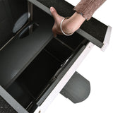 PawHut 2-Story Cat House Outdoor, Weatherproof Wooden Cat Enclosure for Feral Cats with Escape Door, Openable Roof, Jumping Platforms, Gray PawHut