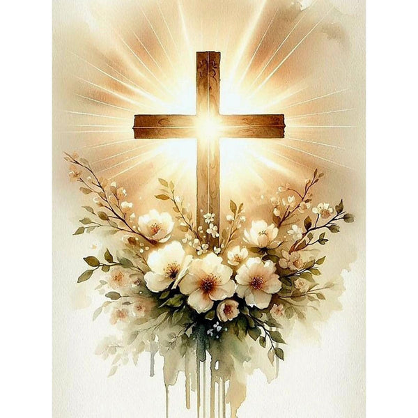 Yezavesu Religious Cross Diamond Art Kits for Adults, Jesus Christ Cro ...