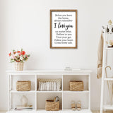 Before You Leave This Home Sign Wall Art Decor 16x11 Inch Rustic Farmhouse Living Room I Love You Inspirational Family Wood Framed Sign Entryway Motivationa And Romantic Wall Hang (Wood) comurdyo