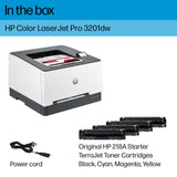 HP Color Laserjet Pro 3201dw Wireless Color Laser Printer, Office Printer, Duplex, Best-for-Office (499Q9F) HP