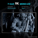 ELEGOO Mars 4 MSLA 3D Printer with 7" 9K Monochrome LCD, UV Resin Photocuring Printer, Multiple Print Modes, Printing Size of 6.04 x 3.06 x 6.89 inches ELEGOO