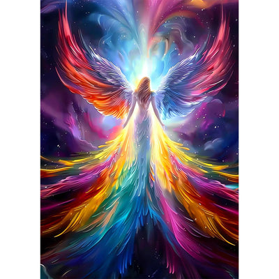 CEOVR Angel Diamond Painting Kits for Adults, 5D Full Drill Fairy Diamond Art Dots DIY Gem Art, Adult Crafts Kits Arts and Crafts, Wall Decor for Home Office 12x16in