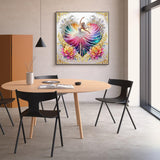 CHWGLFGG 5D Diamond Painting Kits for Adults Beginners, Elegant Dancer Flowers Special Shape Diamond Art, DIY Drill Diamond Dot Gem Art Kits for Adults, Home Wall Decor 11.8X11.8 Inch CHWGLFGG