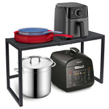 Expandable Metal Storage Shelves,110LBS Heavy Duty Shelving Units and Storage For Small Appliance, Adjustable Metal Storage Shelf Rack For kitchen Cabinet Closet Pantry Warehouse Garage,Patent Pending Cidaziya