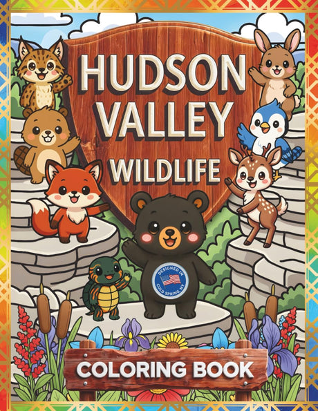 HUDSON VALLEY WILDLIFE - COLORING BOOK (WILDLIFE & NATURE SERIES) Majosta