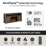 Ameriwood Home Farmington Electric Fireplace Console for TVs up to 60", Rustic Ameriwood Home