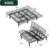 Cozy Castle King Adjustable Bed Frame with Wireless Remote, Zero Gravity, Head and Foot Incline, Adjustable Leg Heights, Electric Bed Frame for Ultimate Comfort Cozy Castle