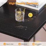 ODK Computer Desk Large Office Desk, 55 Inch Gaming Desk with Storage, Modern PC Desk Work Table with Headphone Hook for Home Office, Black ODK