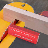 KETIPED Setup Blocks Height Gauge Set, Height Master, 17pcs Precision Aluminum Setup Bars for Router and Table Saw Accessories Woodworking Set Up, 1/32" High Precision Fast Height Marked Bars,MG-049R KETIPED