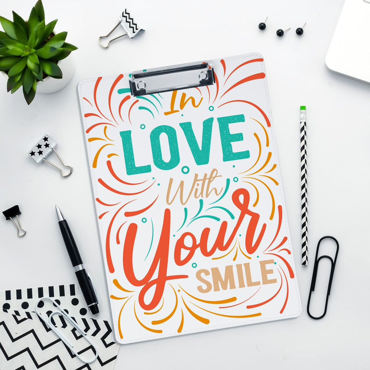 PYD Life 8 Pack Sublimation Clipboards Blanks White PU Leather Front A4 Letter Size 8.6" x 12.2",Office Supplies Clipboards for Teacher Classroom Nursing Organize,Carry and Store PYD Life