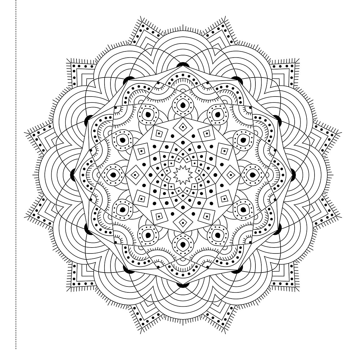 Mandala Art: Colouring books for Adults with tear out sheets Wonder House