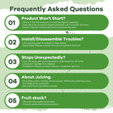 Cold Press Juicer, Amumu Slow Masticating Machines with 5.4" Extra Large Feed Chute Fit Whole Fruits & Vegetables Easy Clean Self Feeding Effortless for Batch Juicing, High Juice Yield, BPA Free 250W Amumu