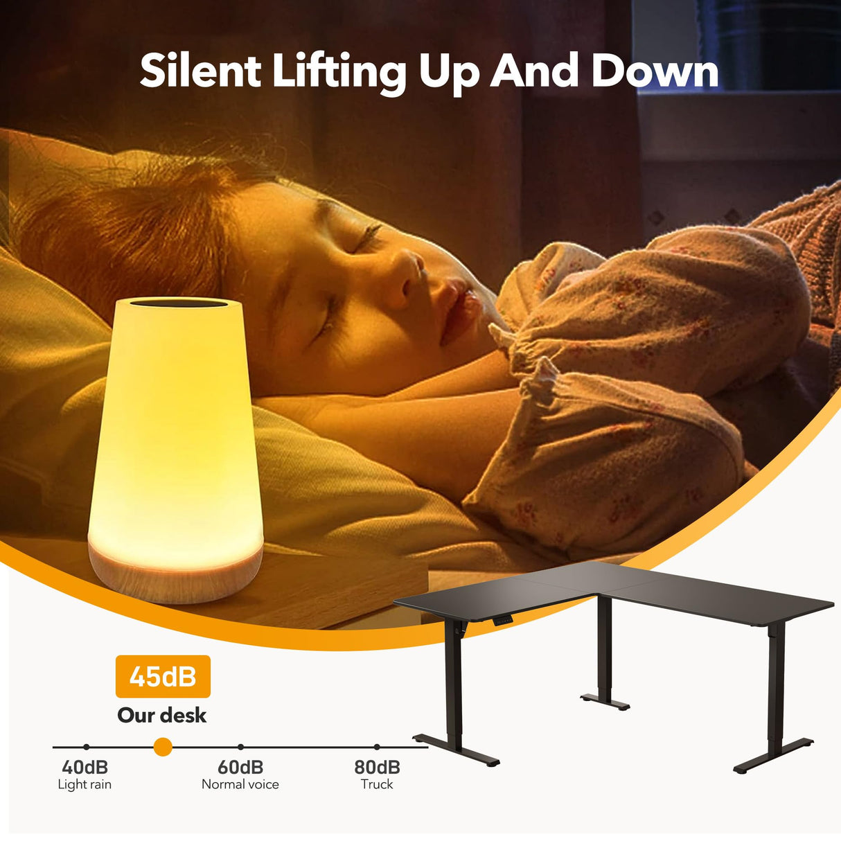 Cubiker 63" L Shaped Standing Desk, Adjustable Corner Standing Desk L Shape with Splice Board, Black Cubiker