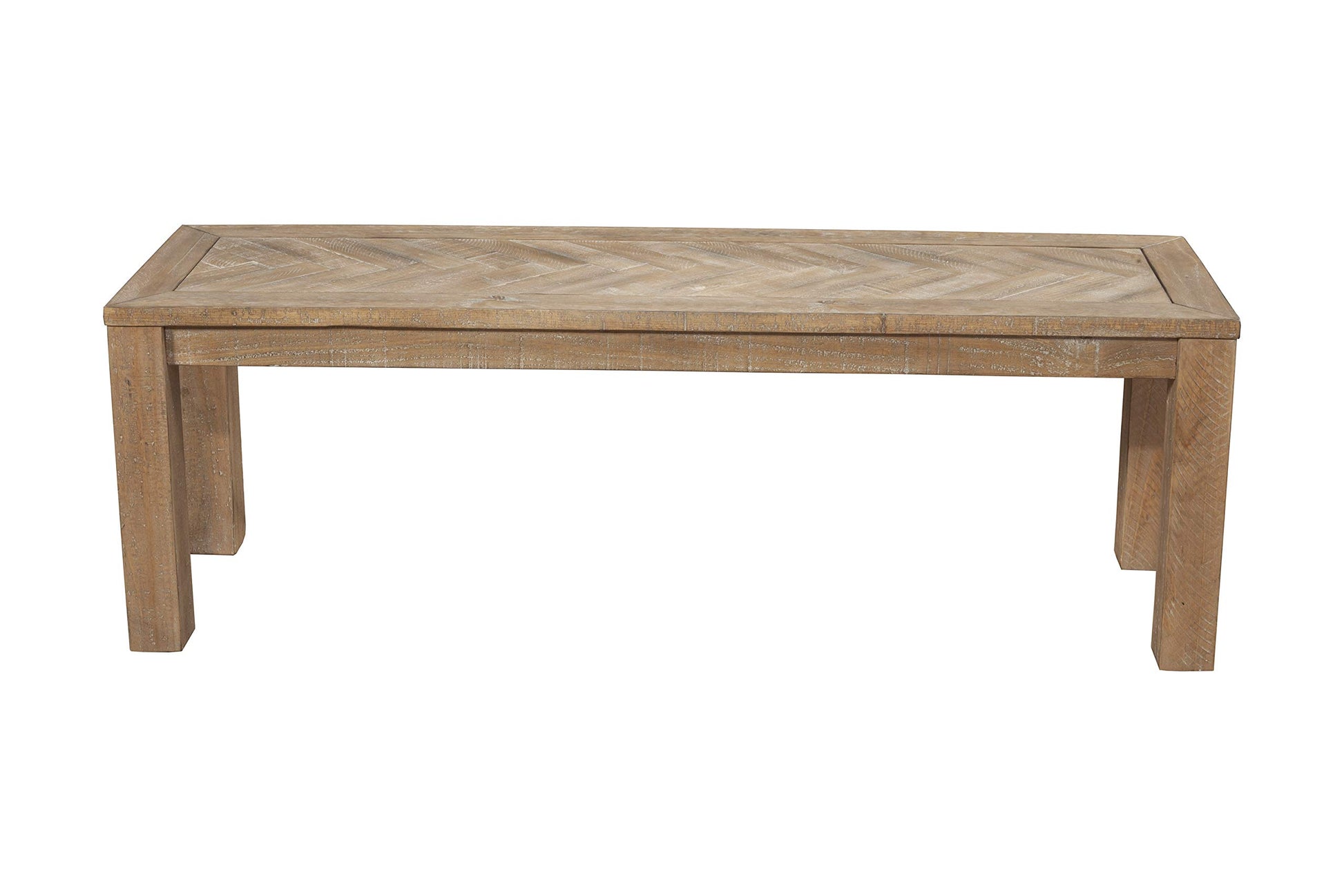 Alpine Furniture Aiden Bench, Natural - WoodArtSupply