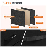 Sweetcrispy Nightstand Set of 2 with 2 Storage Drawers, 20" Height Small Bed Side Furniture End Table, Wooden Top Fabric Cabinet Kids Mini Dresser for Bedroom, Closet, Entryway, College Dorm Sweetcrispy