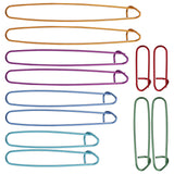 12pcs Knitting Stitch Holders, Handy Yarn Stitch Holder Versatile Knitting Crochet Hook Practical Knitting Needle Holders Colorful Crochet Stitch Holders for Quilting Sewing Knitting (6 Sizes) lasuroa