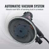 VEVOR Drywall Sander, 800W Electric Sander with 12 Sanding Discs, Variable Speed 1200-2300 RPM Wall Sander with Automatic Vacuum Dust Collection System, Double LED Lights, Dust Bag, Detachable Edge VEVOR