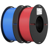 Creality PLA Filament 1.75mm PLA 3D Printer Filament, 2kg Cardboard Spool (4.4lbs), Dimensional Accuracy +/- 0.02mm, Fit Most FDM Printer (Red & Blue 2-Pack) Creality