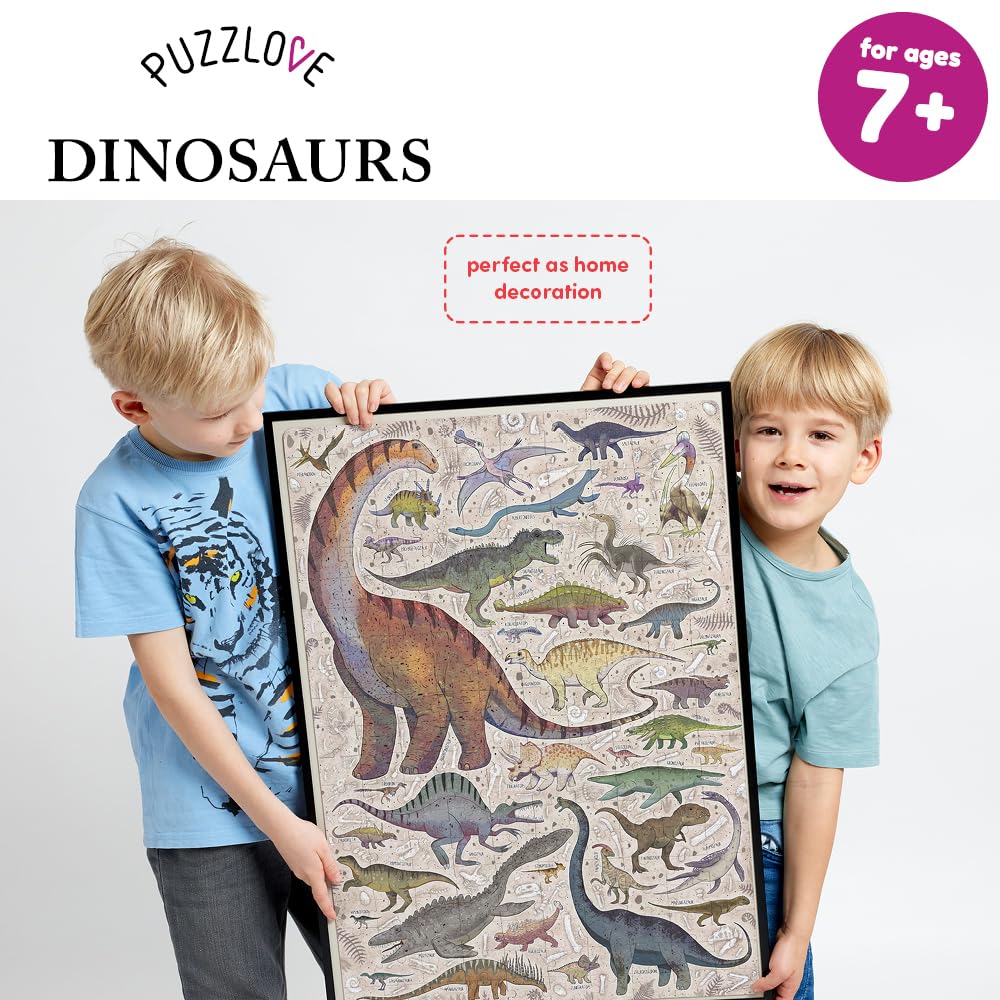Puzzlove Dinosaurs (200 Pcs) 7+ Floor Puzzle Banana Panda