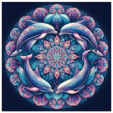 Kulvci Mandala Diamond Painting Kits for Adults, Diamond Art Kits for Beginners, 5D DIY Full Drill Gem Craft for Home Decor Gift 12x12inch Kulvci