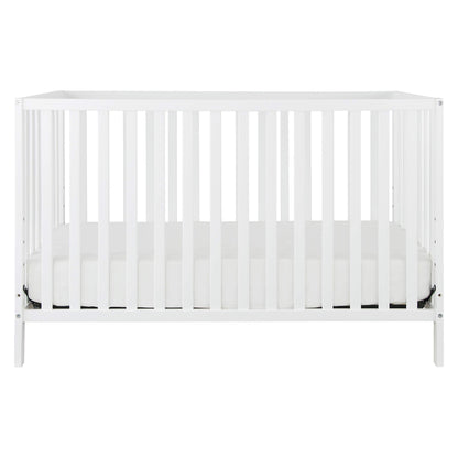 Davinci Union 4-in-1 Convertible Crib in White, Greenguard Gold Certified - WoodArtSupply