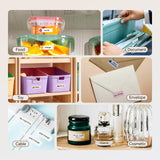 NIIMBOT D110 Upgraded Version Mini Label Maker Machine with Tape, Portable Bluetooth Thermal Printer, Sticker Labeler with Multiple Templates for Office Organization Home Kitchen School, White NIIMBOT