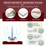 Wellsin Outdoor Chair Cushions for Patio Furniture - Patio Chair Cushions Set of 6 - Waterproof Round Corner Outdoor Seat Cushions 17"X16"X2", Burgundy Wellsin