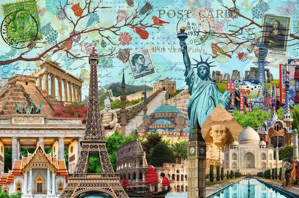 Ravensburger Big City Collage Jigsaw Puzzle - 5000 Piece Challenge | Handcrafted Tooling | Durable Blueboard | Perfect Interlocking Fit | Ideal for Adult Puzzlers