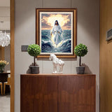 Jesus Paint by Numbers Kit for Adults & Beginners - Christian Canvas Art for Spiritual Home Wall Decor (16x20in, DIY Gift Idea) DIYDECORFUN