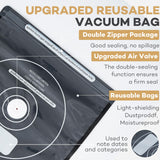 Filament Storage Bags Kit with Electric Vacuum Pump - Rechargeable, 20 Pcs Light-Proof Vacuum Sealed Bags for 3D Filament with 4 Clips, Spool Sealing for Keeping Filament Dry and Clean (13.4*12.6in) AJKJ