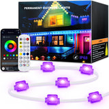 Cuiwos 300ft Permanent Outdoor Lights Pro,Phone App & Remote, RGB Eternity Eaves Lights IP68 Waterproof, House Roof Outdoor String Light Cuiwos