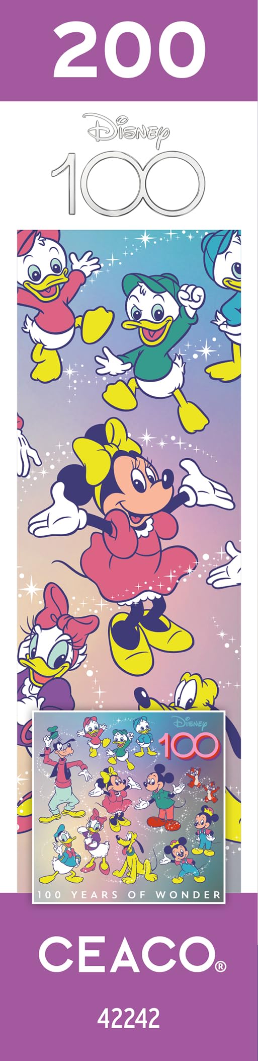 Ceaco - Disney's 100th Anniversary - 100 Years of Wonder - 200 Piece Jigsaw Puzzle Ceaco