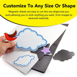 DIYMAG Adhesive Magnetic Sheets, |4" x 6"| 18 Packs, Flexible Magnet Sheets with Adhesive for Crafts, Photos and Die Storage, Easy Peel and Stick, Easy to Cut into Any Shape/Size (4" x 6"-18P) DIYMAG