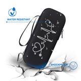 BOVKE Stethoscope Case Kit, 15 Pcs Tool Set Perfect Nurse Gift Include Stethoscope Case, Medical Scissor, Bandage Wraps, 2 Penlights with Batteries, Bandage Holder for Nurses, Black+Black BOVKE