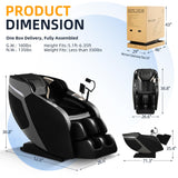 VUYSUYVY 4D Massage Chair Full Body, Zero Gravity SL-Track Massage Chair Recliner with AI, Body Scan, Heating, Calf Kneading, Rocking Sleep Mode, Airbags, Foot Rollers, 4 Control Ways, BH-5201 VUYSUYVY